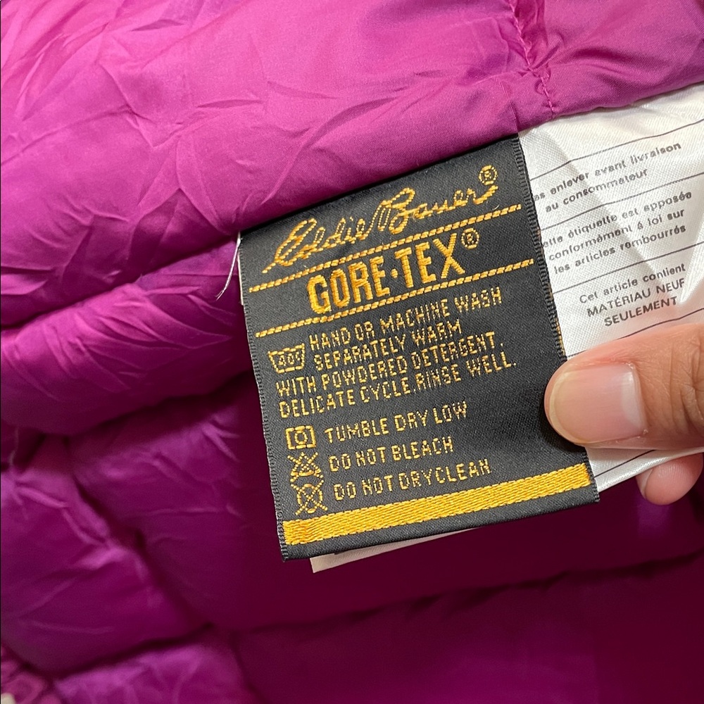 Eddie Bauer Fuchsia Goose Down Jacket - Picture 8 of 14